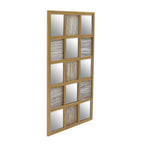 Gold Wire Wall Mirror | Enzo