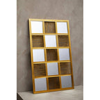 Gold Wire Wall Mirror | Enzo