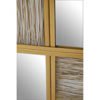 Gold Wire Wall Mirror | Enzo