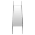 Silver Finish Frame Floor Mirror | Genoa