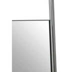 Silver Finish Frame Floor Mirror | Genoa