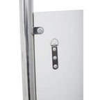Silver Finish Frame Floor Mirror | Genoa