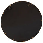 Brushed Gold Round Wall Mirror | Grenoble