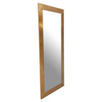 Gold Finish Rectangular Wall Mirror | Grenoble