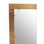 Gold Finish Rectangular Wall Mirror | Grenoble