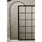 Black Large Grid Wall Mirror | Descartes
