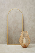 Gold Finish Wall Mirror | Descartes