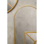 Gold Finish Wall Mirror | Descartes