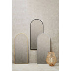 Descartes Silver Finish Wall Mirror