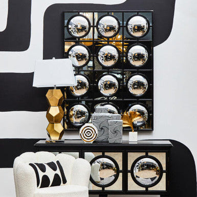 Black Decorative Wall Mirror | Telese