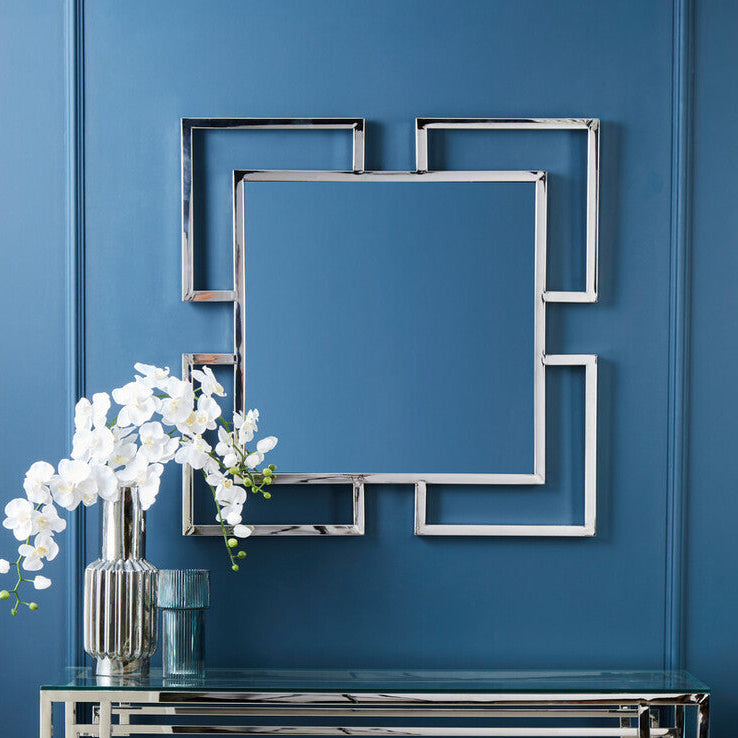 Silver Small Wall Mirror | Allure