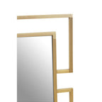 Brushed Gold Small Wall Mirror | Allure