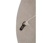Round Black Wall Mirror with Seashell Inlay | Palu