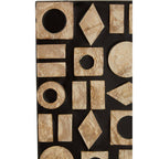 Black Wall Mirror with Shell Inlay | Palu