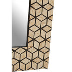 Black Wall Mirror with Seashell Inlay | Palu