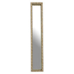 Tall Black Wall Mirror with Shell Inlay | Palu