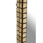 Tall Black Wall Mirror with Shell Inlay | Palu