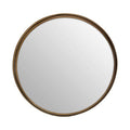 Small Gold Finish Wall Mirror | Leonov