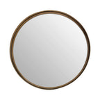 Small Gold Finish Wall Mirror | Leonov
