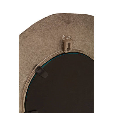 Small Oak Effect Silver Wall Mirror | Silva