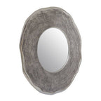 Large Oak Effect Silver Wall Mirror | Silva