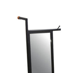 Black Floor Mirror with Coat Rack | Nirav
