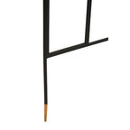 Black Floor Mirror with Coat Rack | Nirav