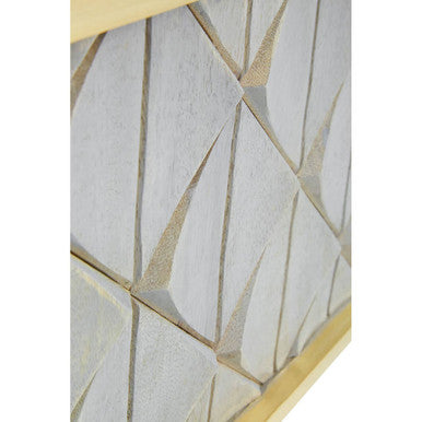 Mango Wood Square Wall Mirror | Siro