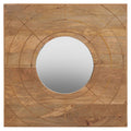 Mango Wood Square Wall Mirror | Sona