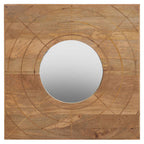 Mango Wood Square Wall Mirror | Sona