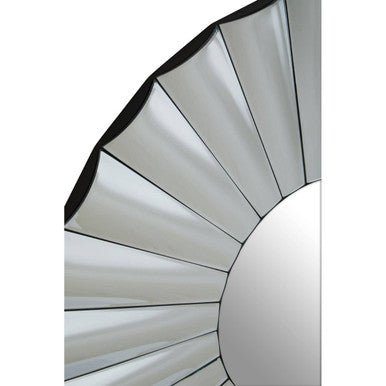 Jade Round Silver Wall Mirror