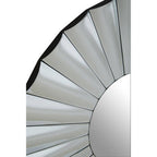 Jade Round Silver Wall Mirror