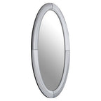 Silver Oval Wall Mirror | Josie