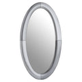 Silver Oval Wall Mirror | Josie