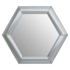 Silver Hexagon Wall Mirror | Josie