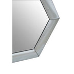 Silver Hexagon Wall Mirror | Josie