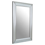 Silver Rectangle Wall Mirror | Josie