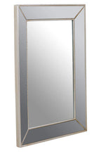 Silver Finish Rectangular Wall Mirror | Lapari