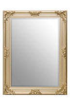 Gold Finish Wooden Frame Wall Mirror | Lora
