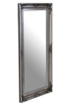 Silver Wooden Frame Wall Mirror | Lori