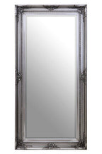 Silver Wooden Frame Wall Mirror | Lori