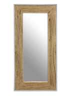 Natural Wood Rectangular Wall Mirror | Kerala
