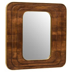 Mango Wood Carved Wall Mirror | Sangar