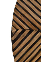 Bamboo Inlay Round Wall Mirror | Bambusa
