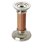 Genuine Tan Leather Small Candle Holder | Churchill