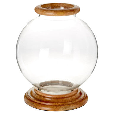 Hurricane Large Glass Candle Holder | Hampstead