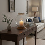 Hurricane Large Glass Candle Holder | Hampstead