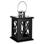 Hampstead Small Black Criss Cross Lantern.