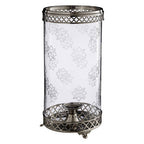 Hurricane Candle Holder with Nickel Finish | Fizzah