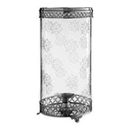 Hurricane Candle Holder with Nickel Finish | Fizzah